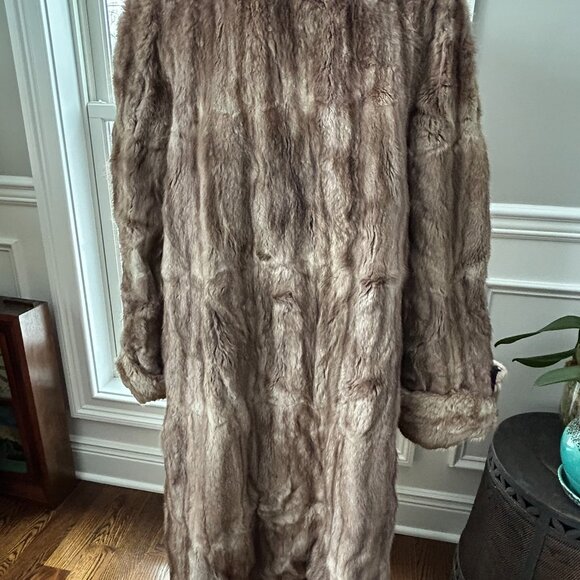 Vintage Kressel & Wolf Full Length Fur Coat - Women's Size Small - Picture 4 of 9